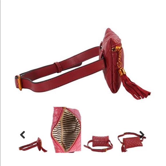 💕 2 colors💕Faux Leather Textured Fanny Pack💕 - Picture 4 of 5